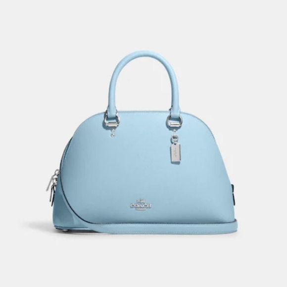 Coach Handbags - NWT Coach Katy Satchel Light Blue
